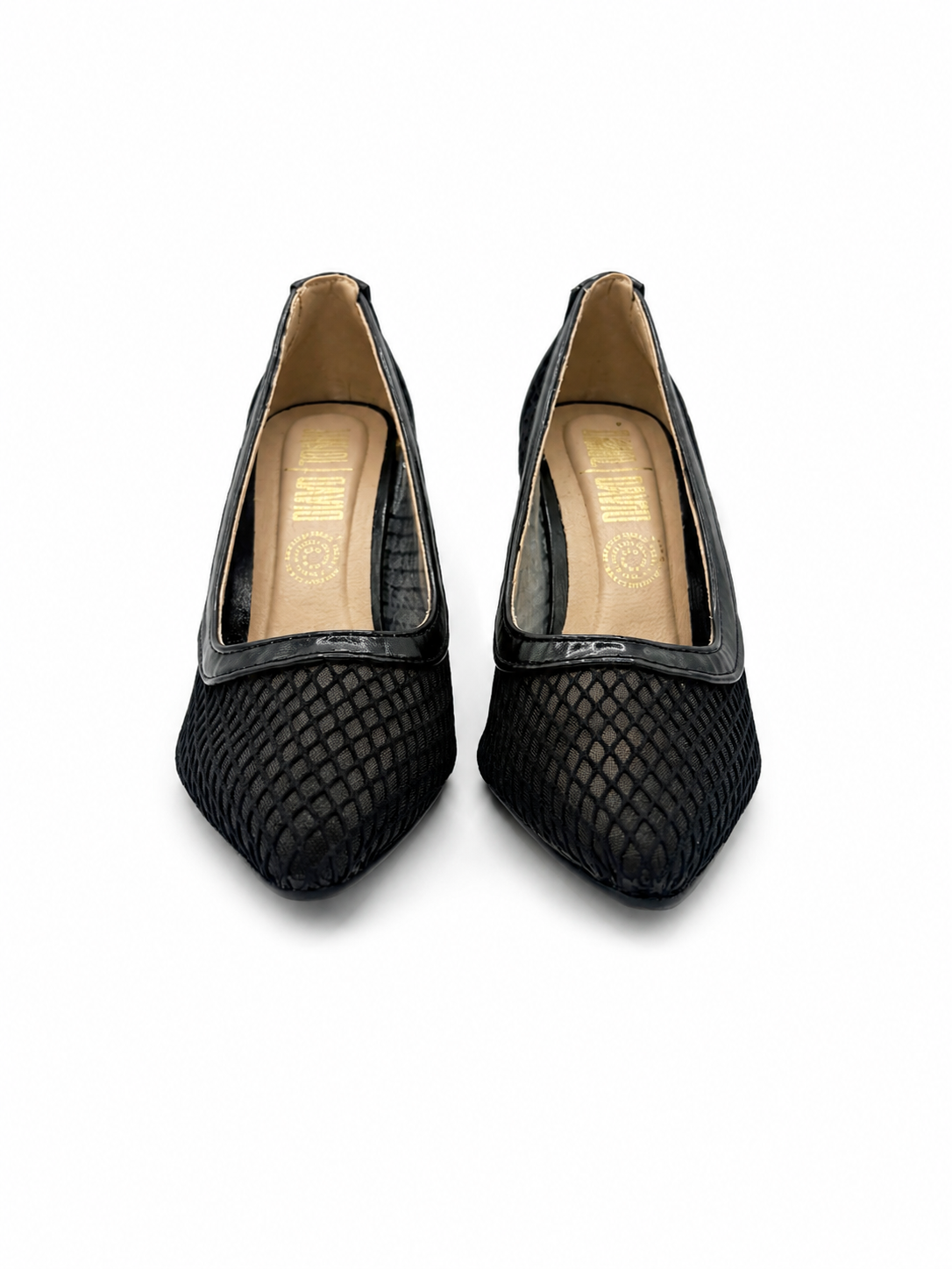Zapatilla Alta Negra Para Fiesta 38-0529