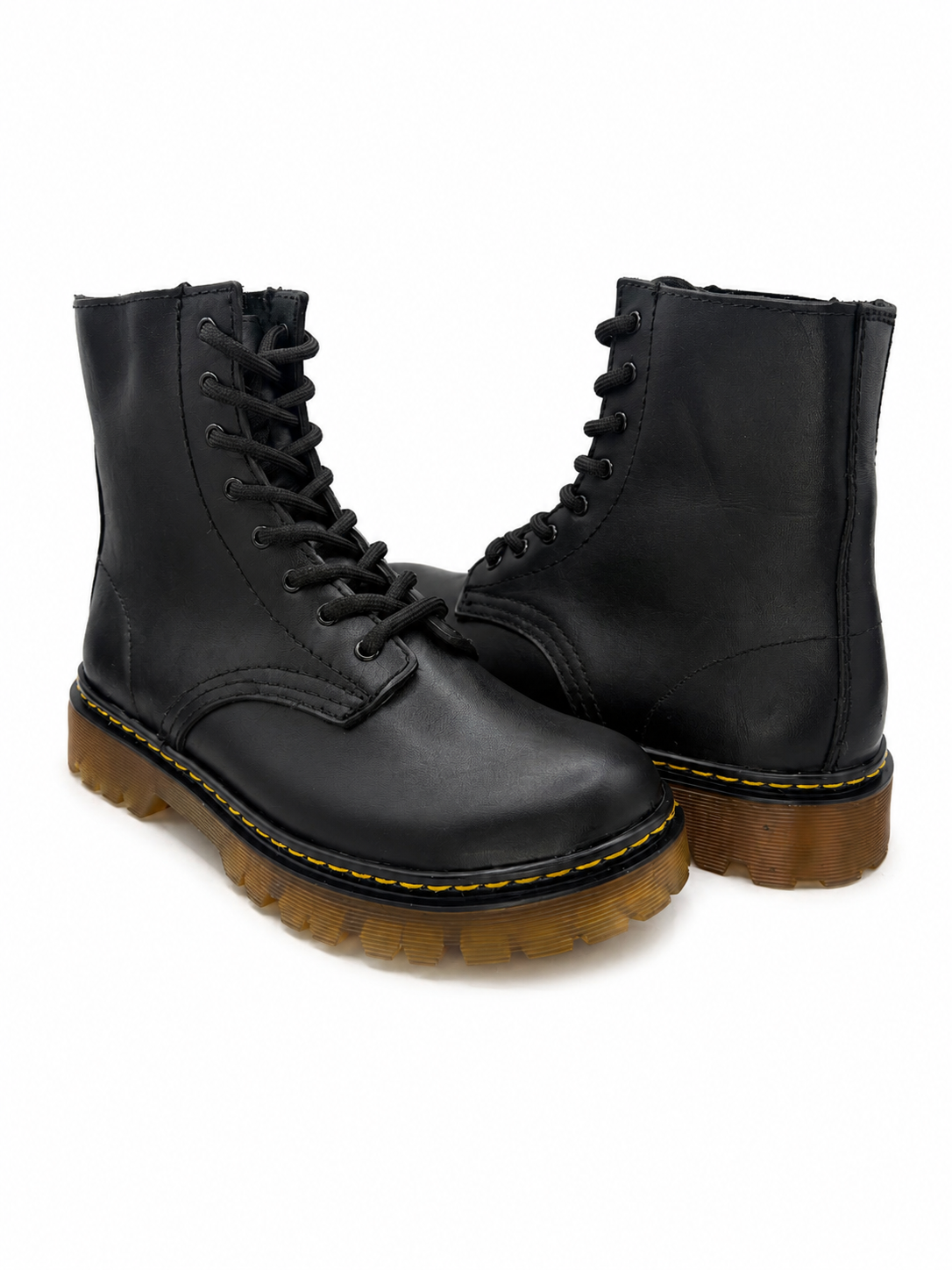 Botín Mujer Tipo Combat Negro 3-2100