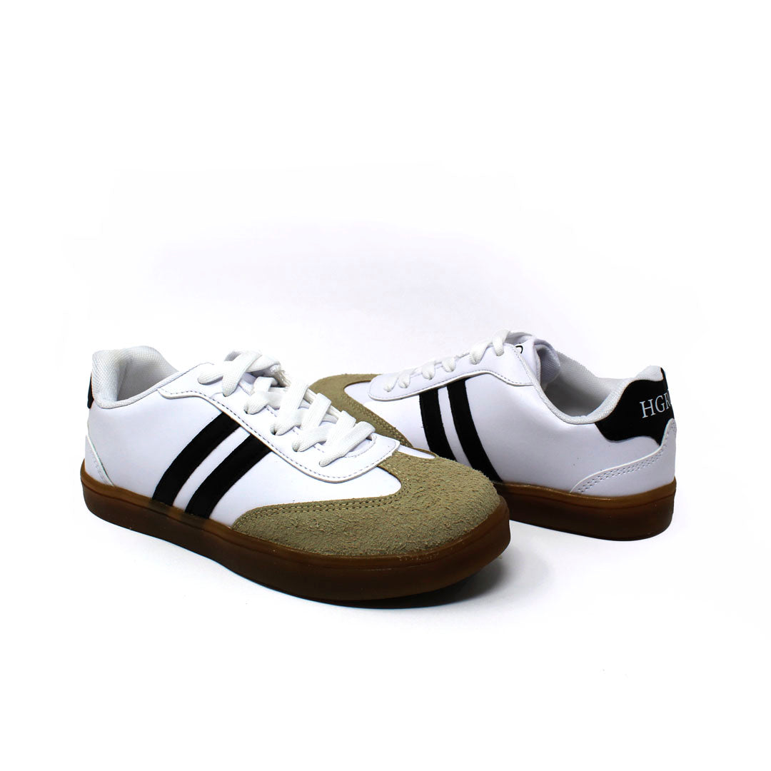 Tenis Urbano Blanco Arena Negro 25-086