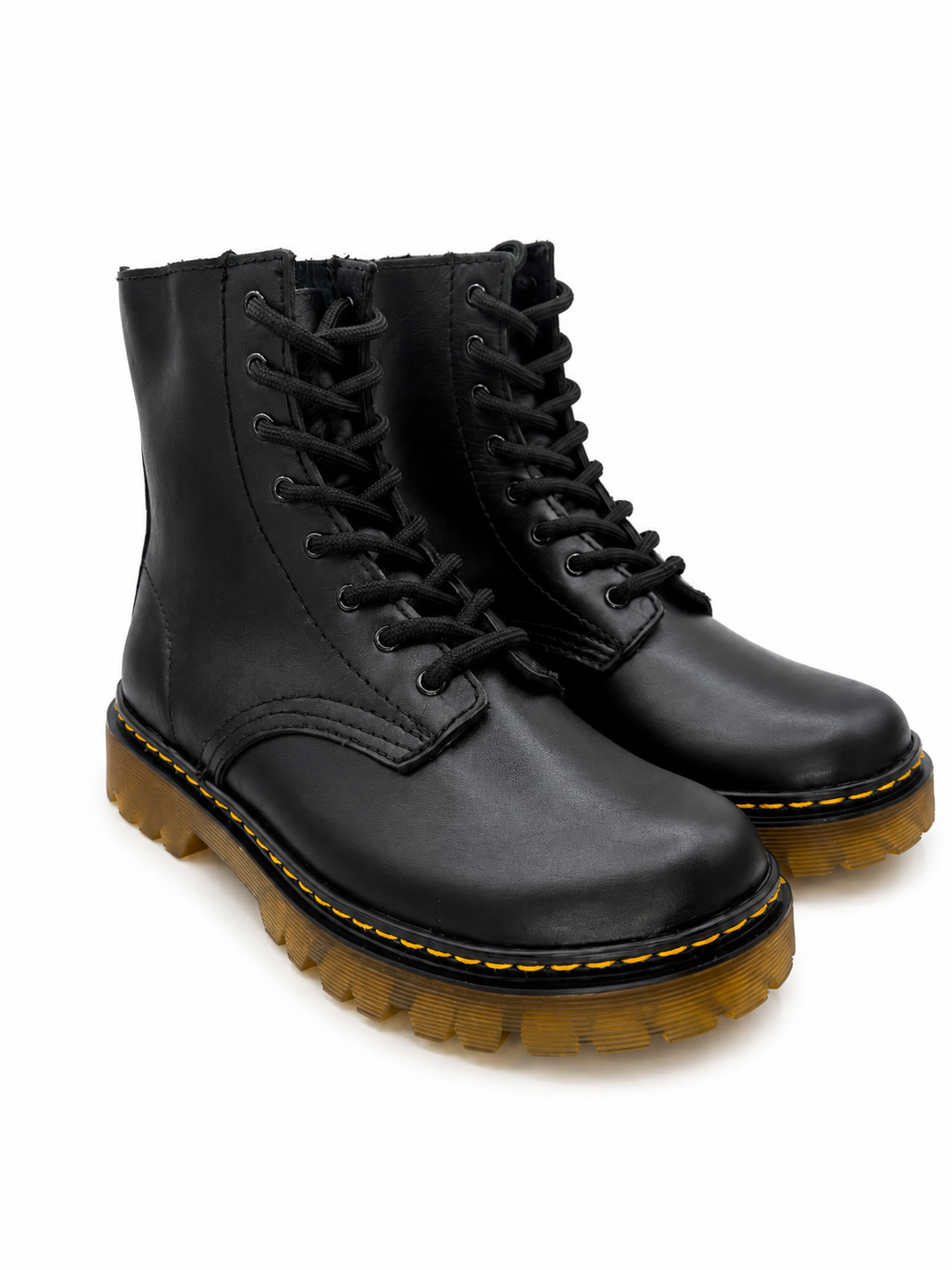 Botín Mujer Tipo Combat Negro 3-2100