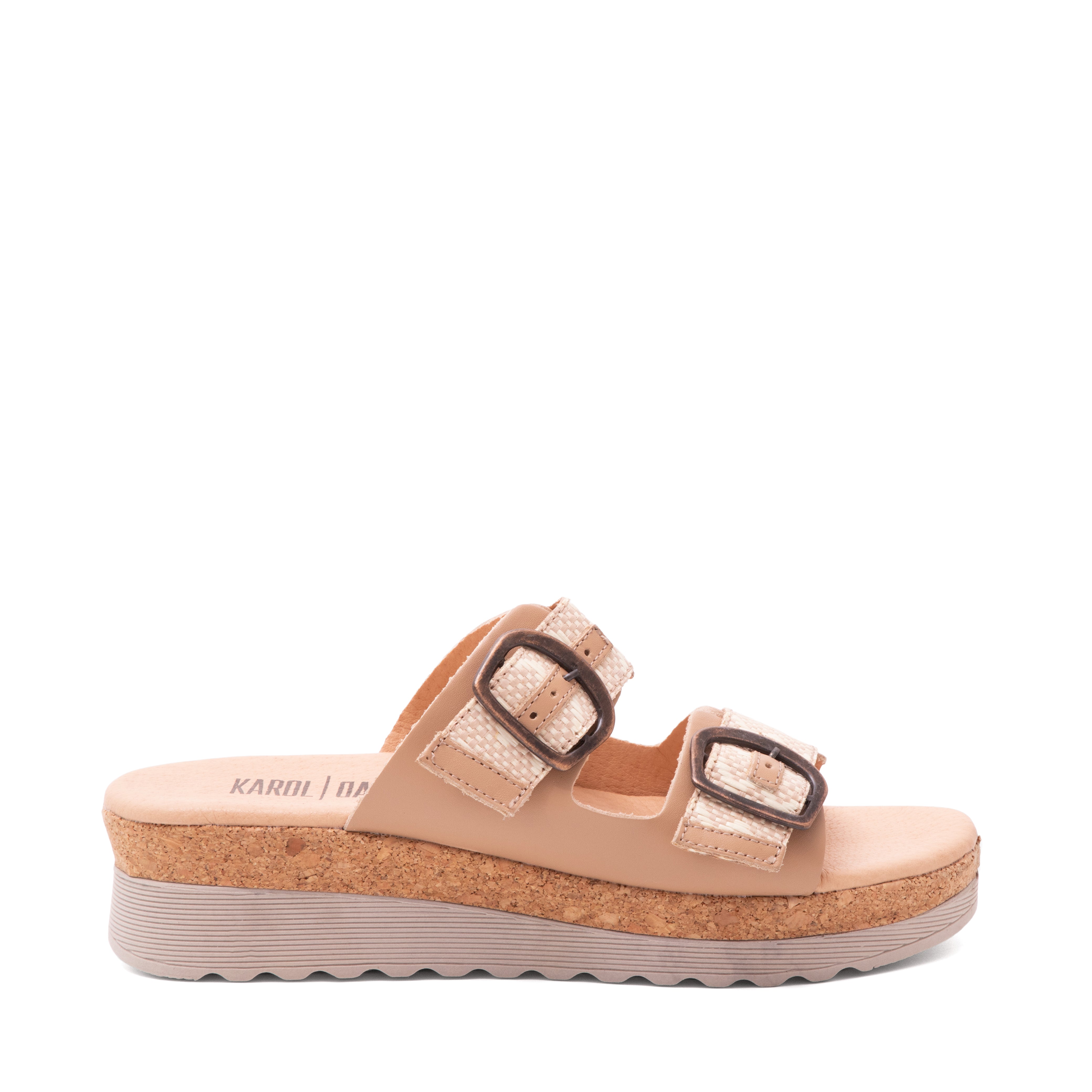 Sandalia Confort Piel Beige 2-5002