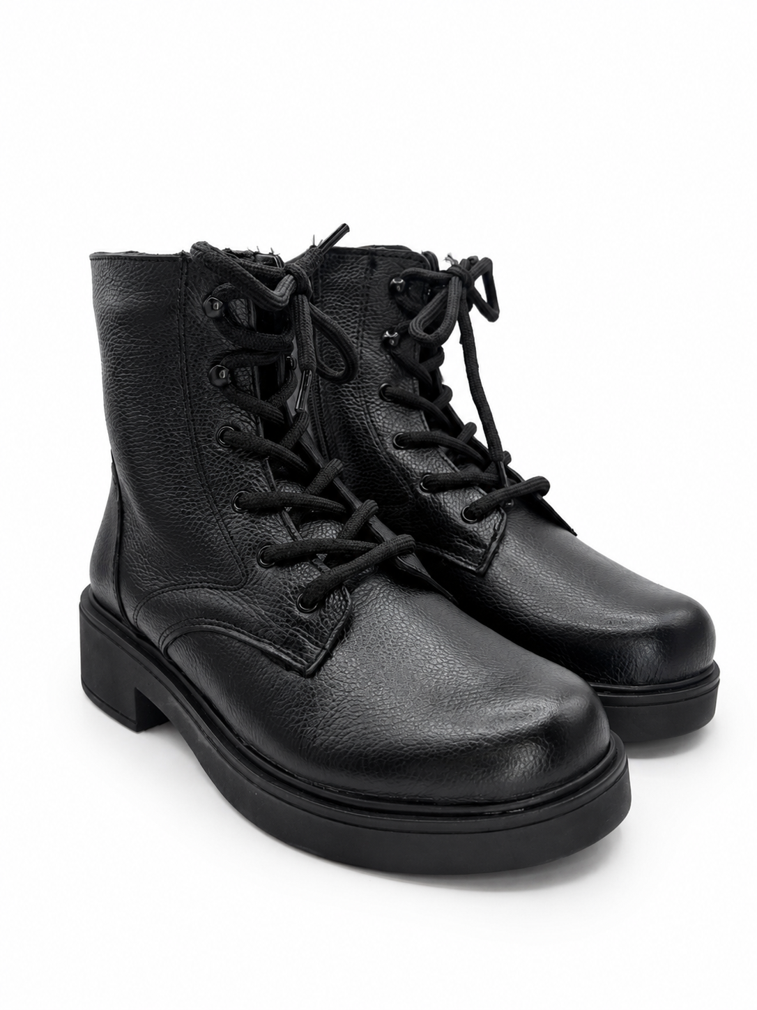 Botín Mujer Tipo Combat Negro 3-1200