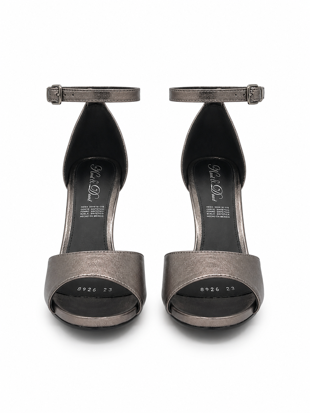 Zapatilla Mujer Inox Tacón Alto 41-8926