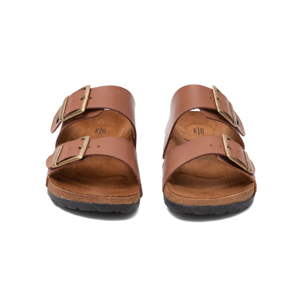 Sandalia Casual Camel Doble Correa Ajustable 16-300