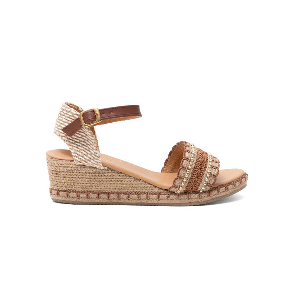 Alpargata Melle Plataforma Yute con Pulsera 5-Ximena