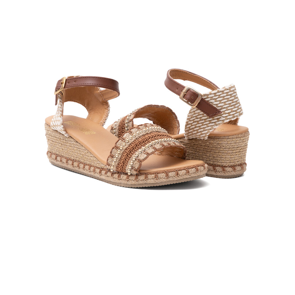 Alpargata Melle Plataforma Yute con Pulsera 5-Ximena
