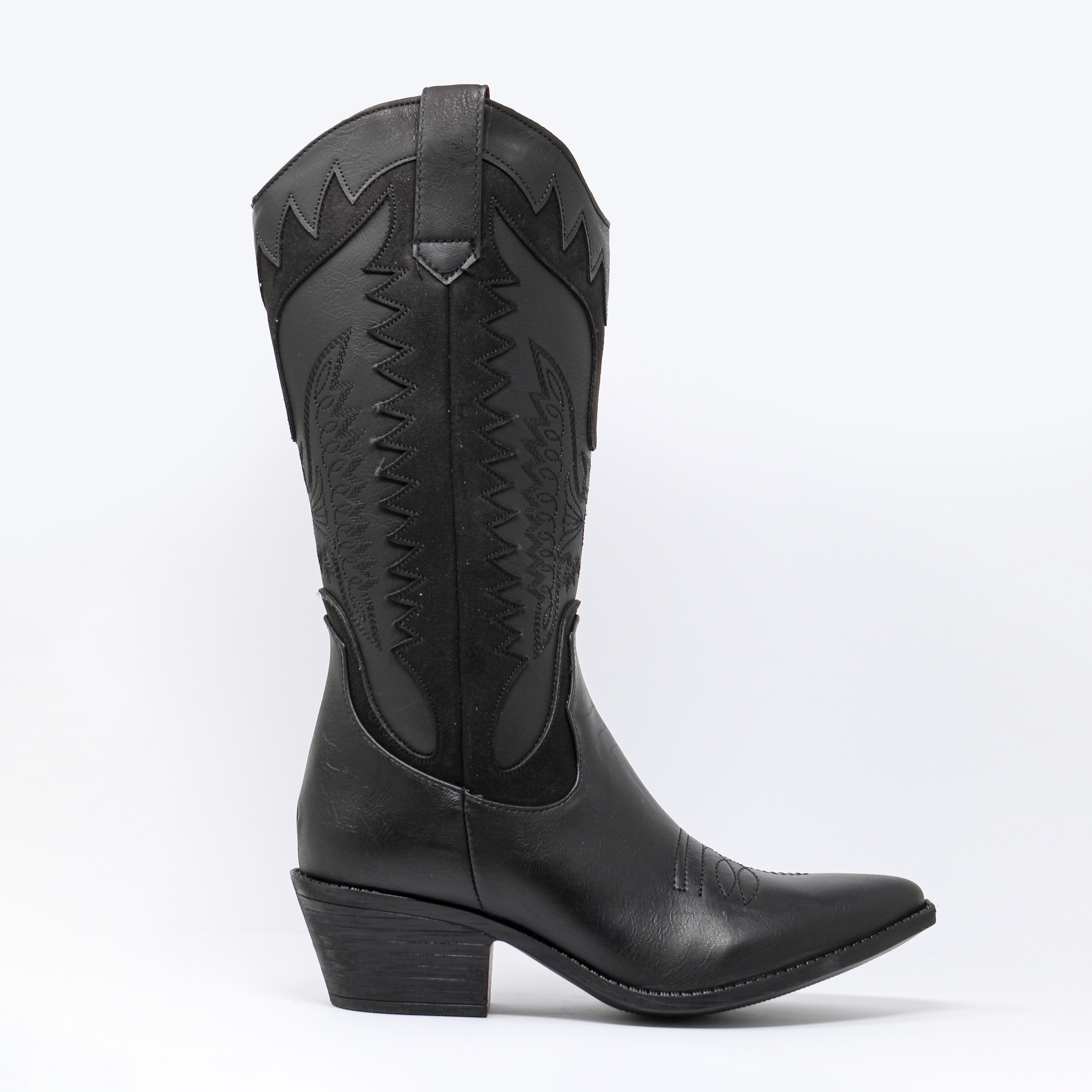 Bota Dama Negro 34-8004
