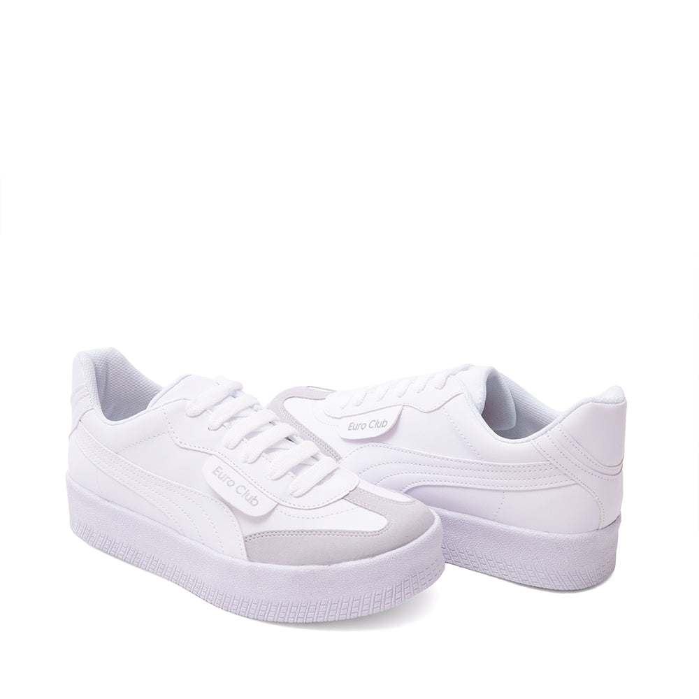 Tenis Urbano Blanco Con Gris 14-2033