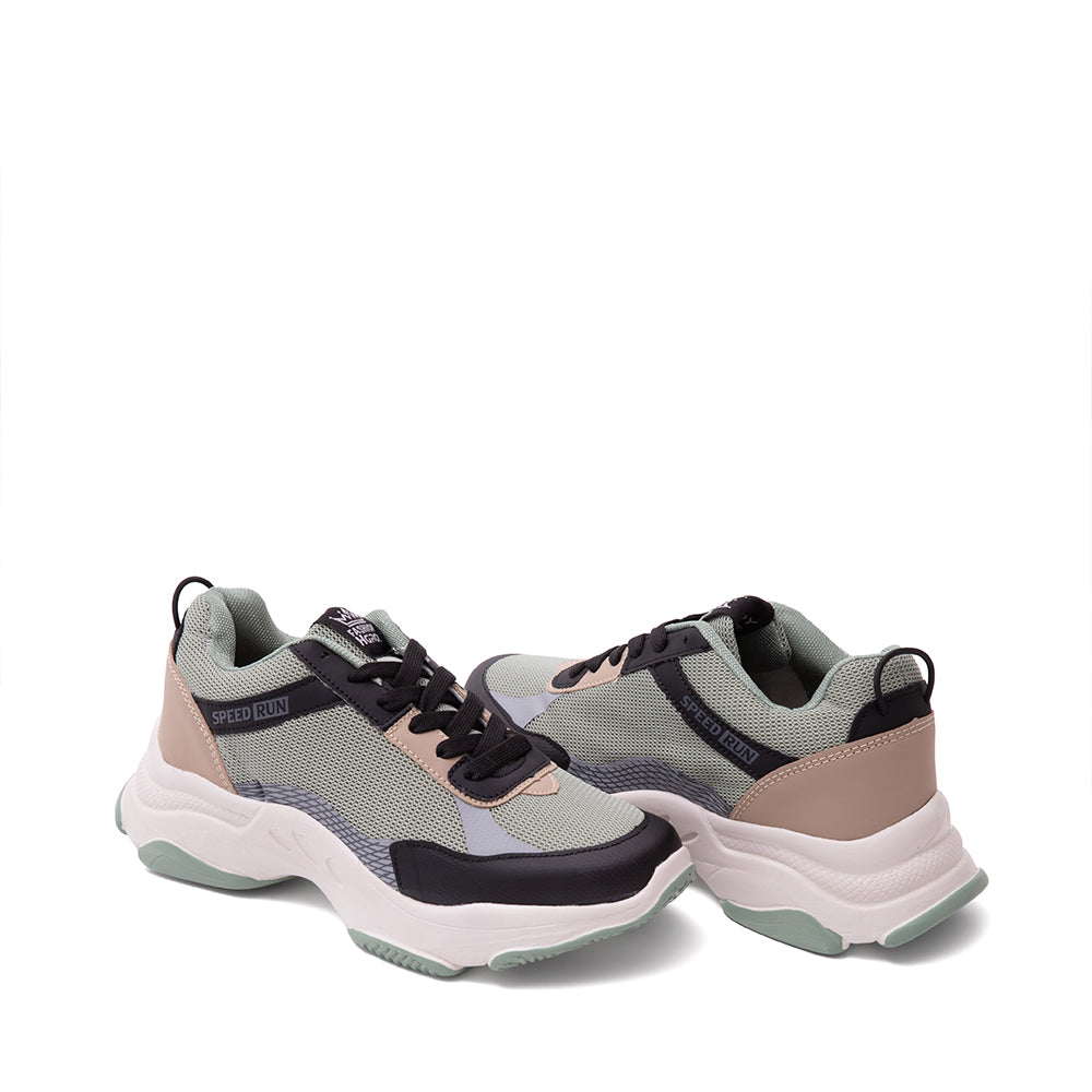Tenis Urbano Pistache Negro 25-306
