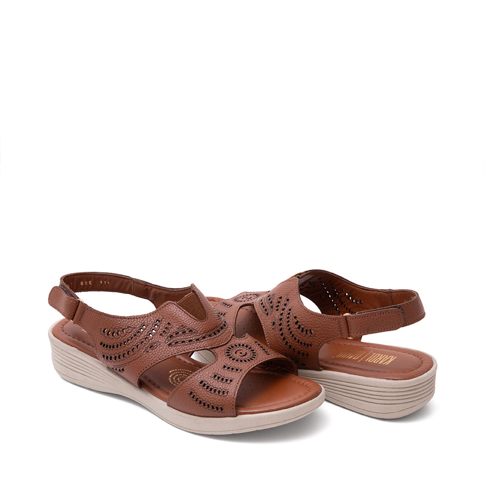 Sandalia Confort Miel 3-111