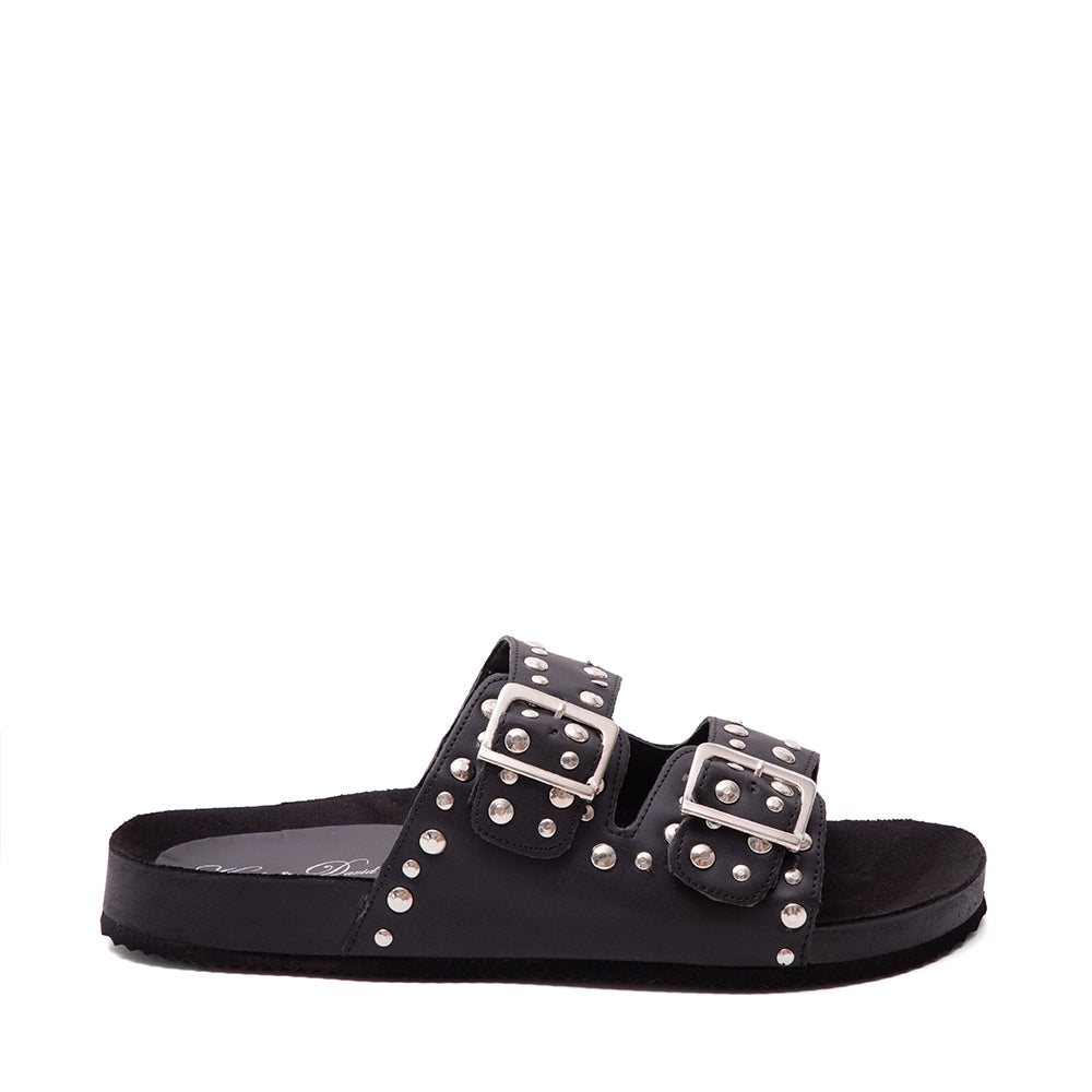 Sandalia Negra Con Estoperoles 41-2104