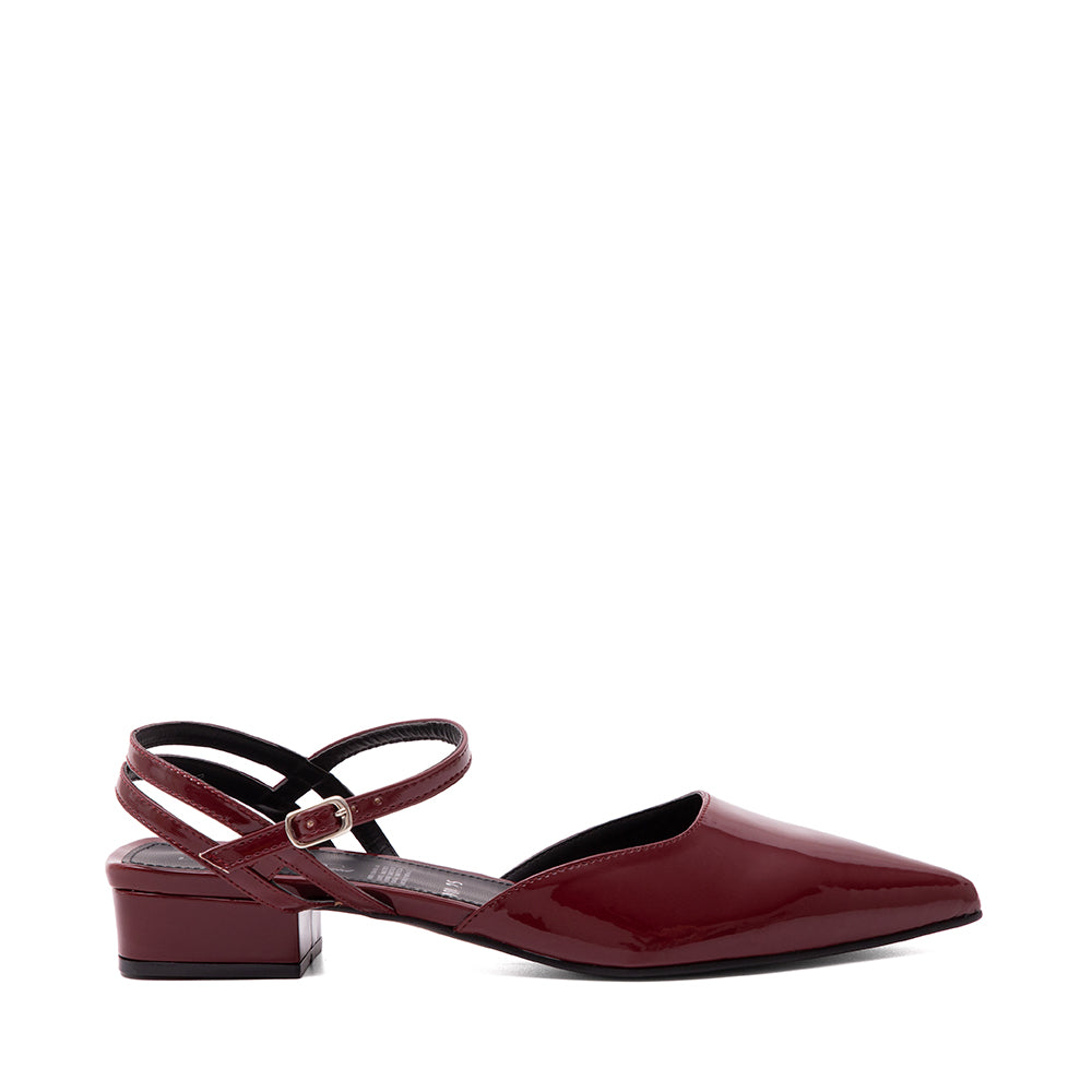 Zapatilla De Vestir Vino 41-1900