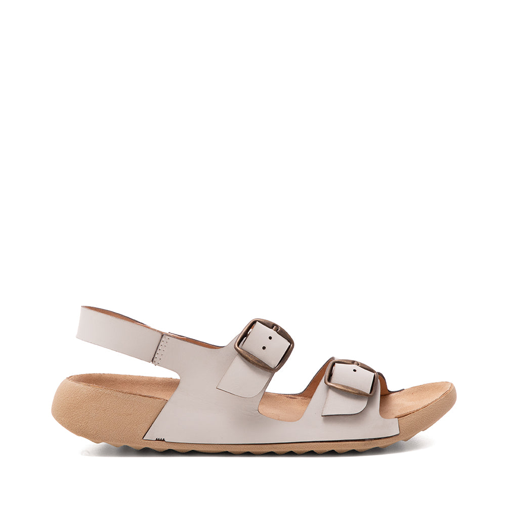 Sandalia Confort Piel Latte 2-3504