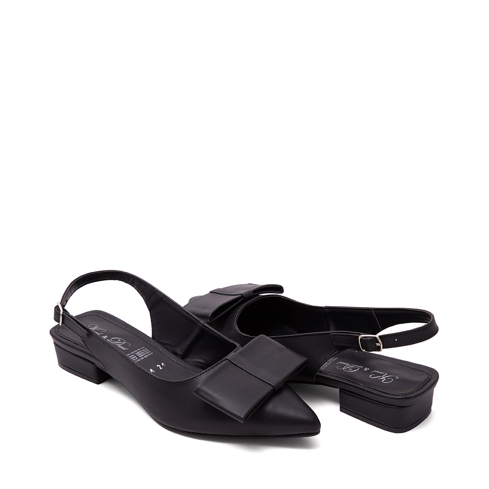 Zapatilla De Vestir Moño Negro 41-1914