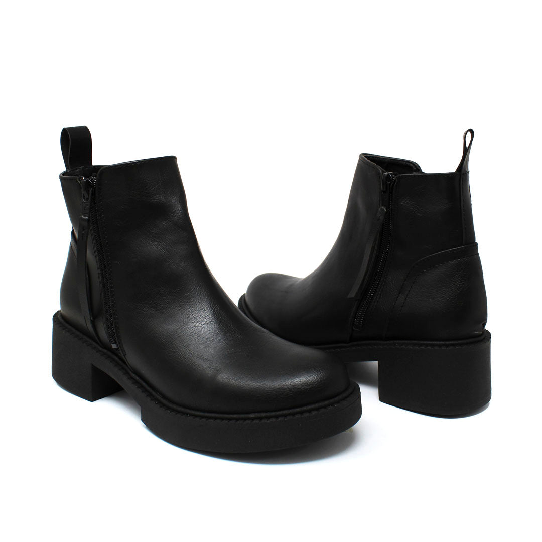 Botín Dama Negro 17-440