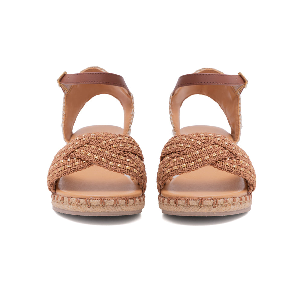 Alpargata Melle Con Trenza Plataforma Yute 5-233