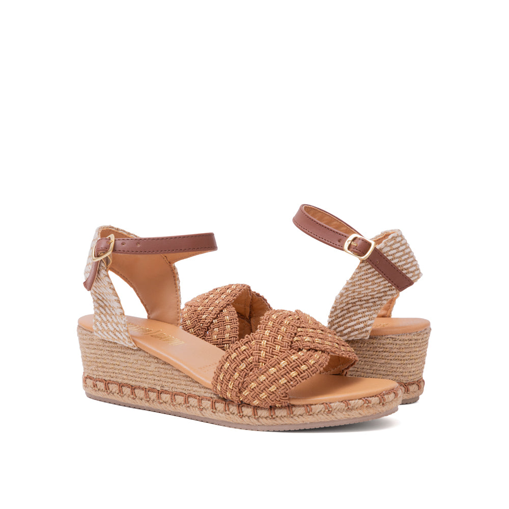 Alpargata Melle Con Trenza Plataforma Yute 5-233