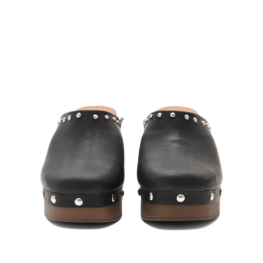 Zapatilla Suecos Plataforma Alta Negro 7-5207
